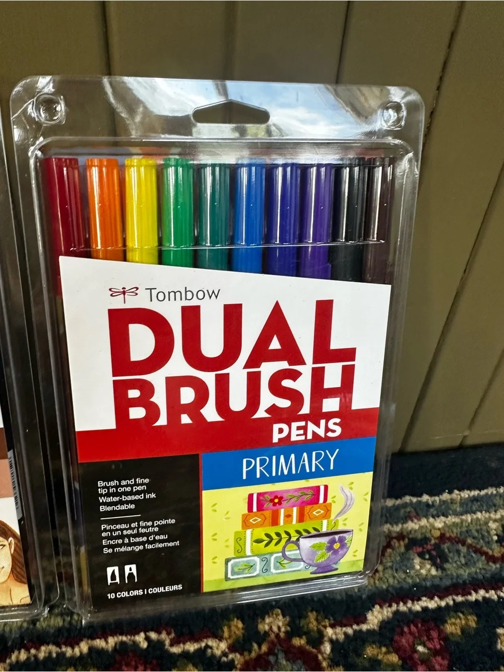 Tombow Dual Brush Pens Set - Primary & Portrait Colors NEW Back To School